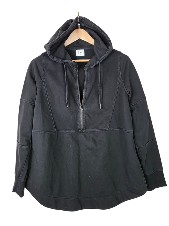 Bae. Tops - Bae. Run With Me Hoodie maternity & nursing hoodie in black